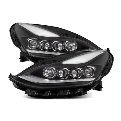 AlphaRex 17-23 Tesla Model 3 / 20-24 Model Y NOVA-Series LED Projector Headlights Black