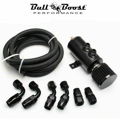 Pro Series Universal Oil Catch Can  2 Port -10AN Breather 750mL Baffle Tank