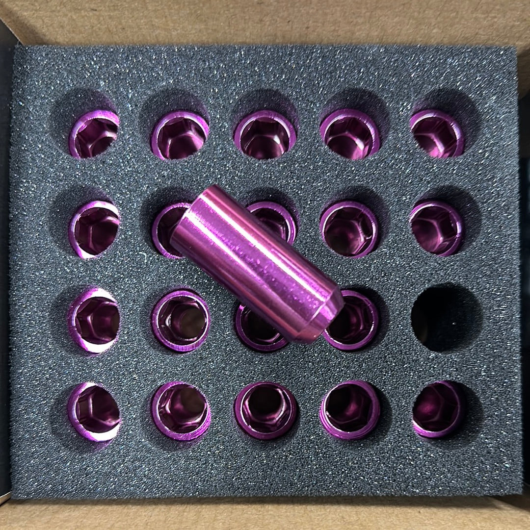 NNR 48mm inner hex lug nuts 12x1.5 pink           NNR-LN-IH481215PK