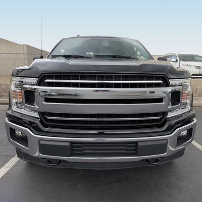 AlphaRex 18-20 Ford F150 LUXX-Series LED Projector Headlights Chrome