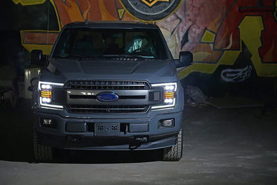 AlphaRex 18-20 Ford F150 NOVA-Series LED Projector Headlights Chrome