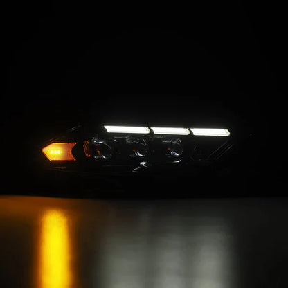 AlphaRex 18-23 Ford Mustang MK II NOVA-Series LED Projector Headlights Alpha-Black