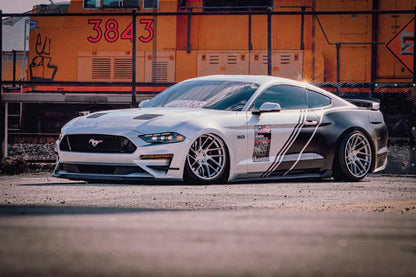 AlphaRex 18-23 Ford Mustang MK II NOVA-Series LED Projector Headlights Black