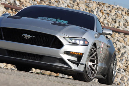 AlphaRex 18-23 Ford Mustang NOVA-Series LED Projector Headlights Black