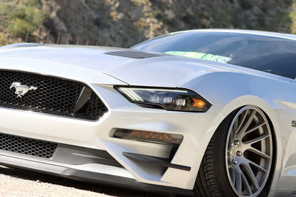 AlphaRex 18-23 Ford Mustang NOVA-Series LED Projector Headlights Black