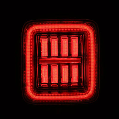 AlphaRex 18-24 Jeep Wrangler JL NOVA-Series Prismatic LED Tail Lights Clear