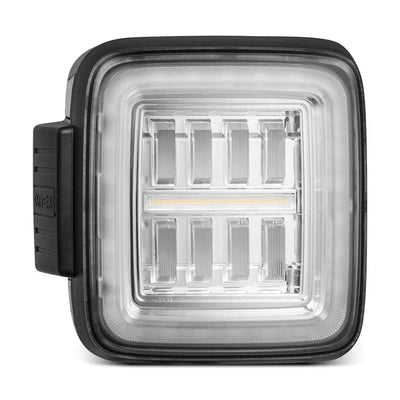 AlphaRex 18-24 Jeep Wrangler JL NOVA-Series Prismatic LED Tail Lights Clear