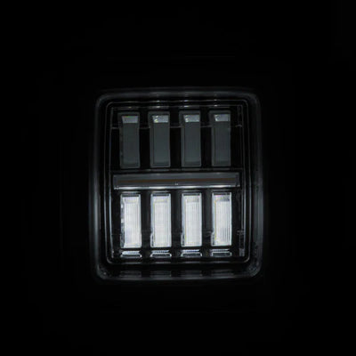 AlphaRex 18-24 Jeep Wrangler JL NOVA-Series Prismatic LED Tail Lights Clear