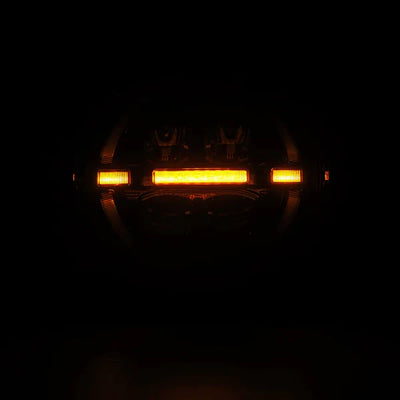 AlphaRex 18-25 Jeep Wrangler JL/Gladiator JT NOVA-Series LED Projector Headlights Alpha-Black