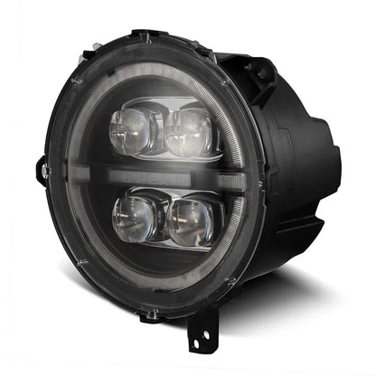 AlphaRex 18-25 Jeep Wrangler JL/Gladiator JT NOVA-Series LED Projector Headlights Black