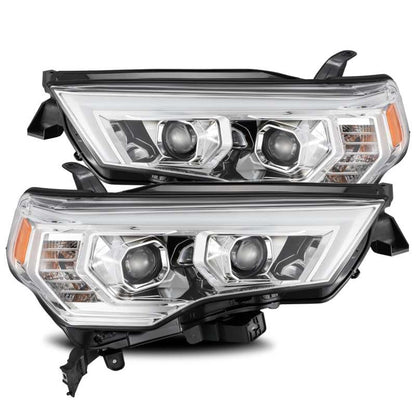AlphaRex 14-20 Toyota 4Runner PRO-Series Halogen Projector Headlights Chrome
