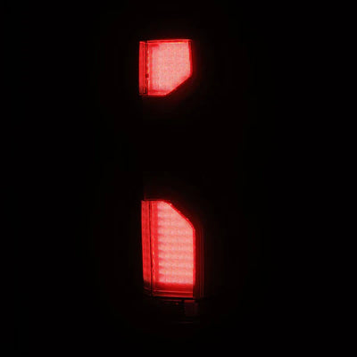 AlphaRex 19-25 Chevrolet Silverado 1500 / 20-25 Silverado 2500HD/3500HD LUXX-Series LED Tail Lights Alpha-Black