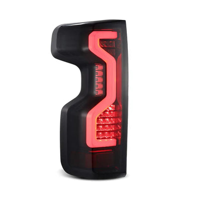 AlphaRex 19-25 Chevrolet Silverado 1500 / 20-25 Silverado 2500HD/3500HD PRO-Series LED Tail Lights Jet Black