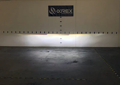 AlphaRex 19-23 Ford Ranger LUXX-Series LED Projector Headlights Black