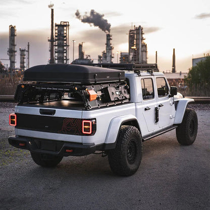 AlphaRex 19-25 Jeep Gladiator JT NOVA-Series Prismatic LED Tail Lights Chrome