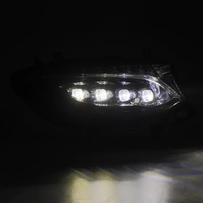 AlphaRex 19-24 Mercedes-Benz Sprinter NOVA-Series LED Projector Headlights Alpha-Black