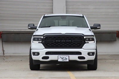 AlphaRex 19-22 Ram 1500 LUXX LED Projector Headlights Alpha Black