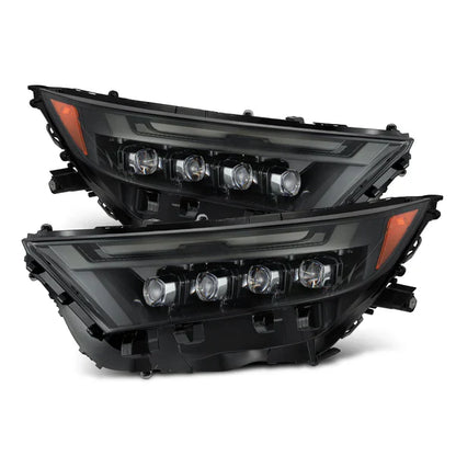AlphaRex 19-24 Toyota RAV4 (Low Trim) NOVA-Series LED Projector Headlights Alpha-Black