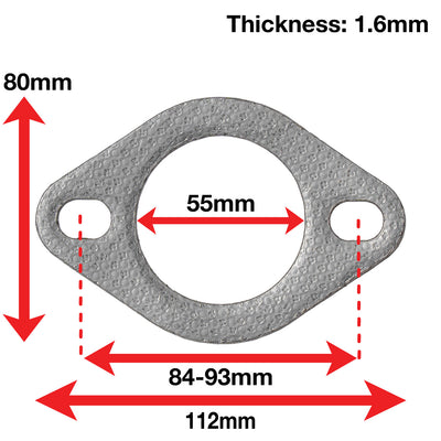 APEXi A'PEXi - Exhaust Gasket (Two Bolt) - Replacement