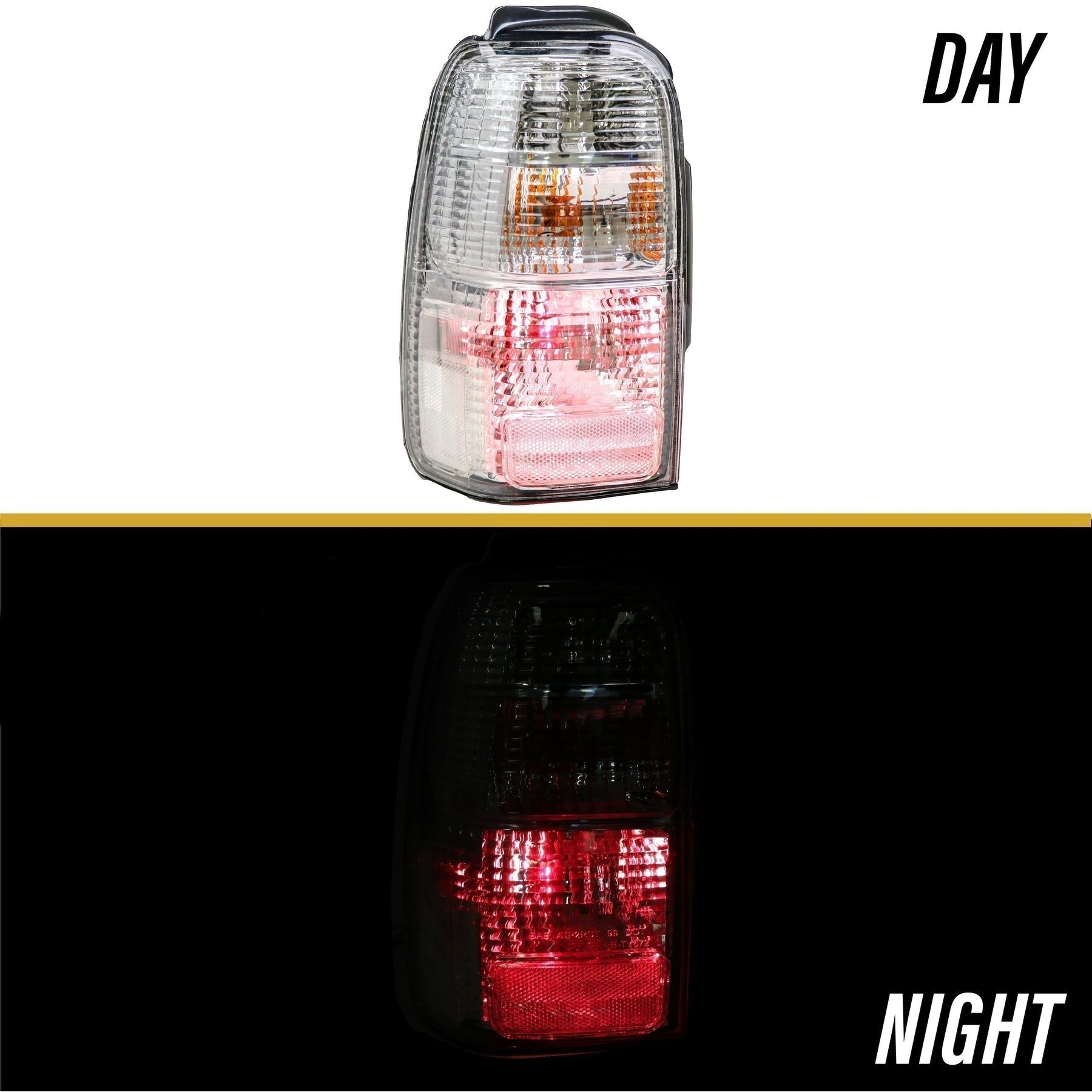 1996-2002 Toyota 4runner Trd Jdm Clear Rear Tail Lights Made By Unique Style Racing