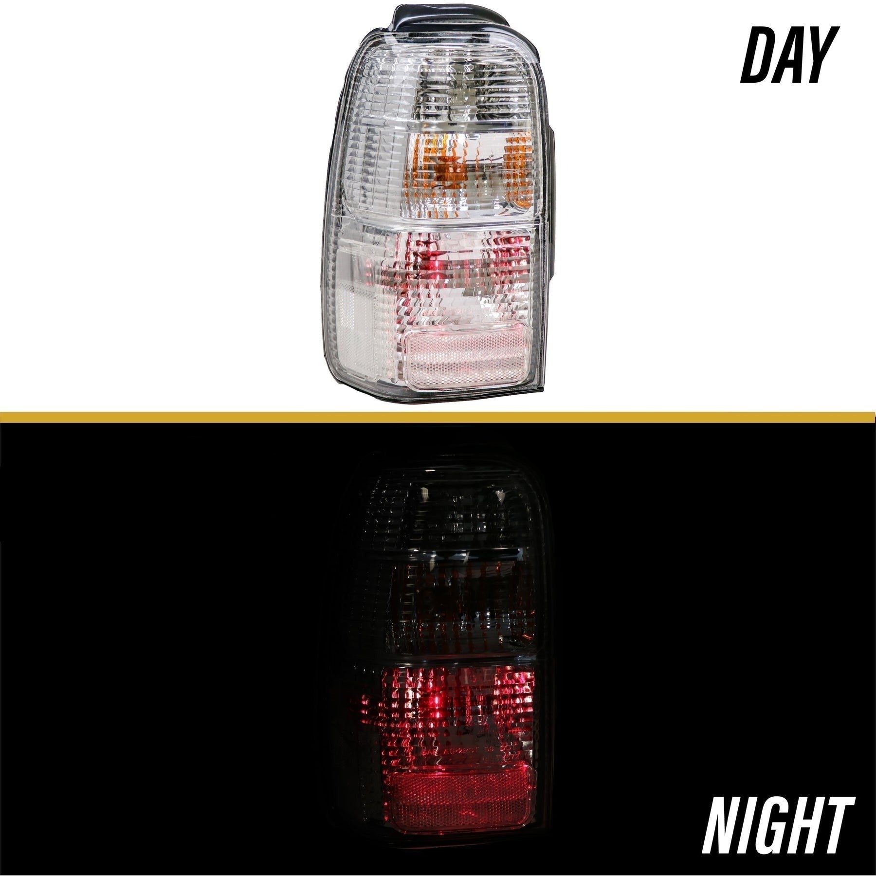 1996-2002 Toyota 4runner Trd Jdm Clear Rear Tail Lights Made By Unique Style Racing
