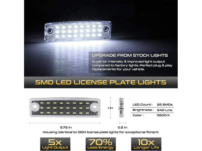 License Plate LED Lights | Toyota 4Runner 2003-2024