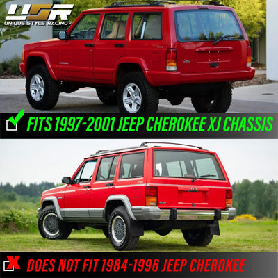 1997-2001 Jeep Cherokee Xj Tail Lights Bumper Corner 6pc Combo Made By Depo