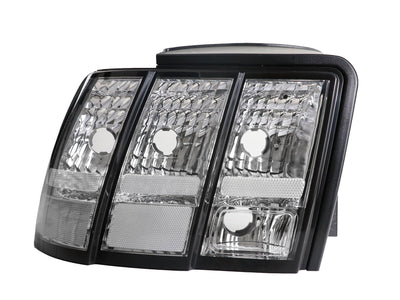 1999-2004 Ford Mustang V6 Gt New Edge Clear Euro Style Tail Light Made By Depo