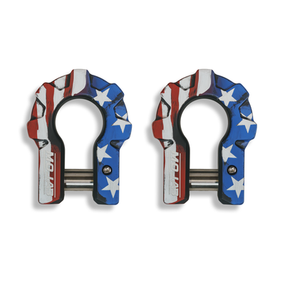 3/4'' Extreme duty Aluminum D-Shackle set (9T)-Ceramic coated (LIFETIME WARRANTY*)-Raw Shackles are scheduled for delivery during the week commencing July 6th