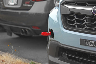 Perrin [22-25 WRX, 18-21 Crosstrek, 14-22 Forester] Front Tow Hook Red | PSP-BDY-237RD