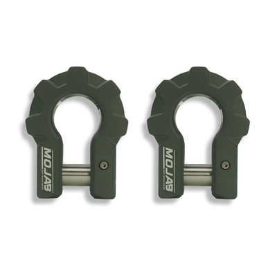 3/4'' Extreme duty Aluminum D-Shackle set (9T)-Ceramic coated (LIFETIME WARRANTY*)-Raw Shackles are scheduled for delivery during the week commencing July 6th