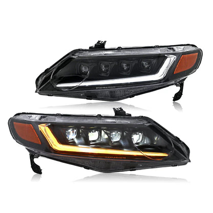 2006-2011 Honda Civic 4 Door 8th Gen Headlights