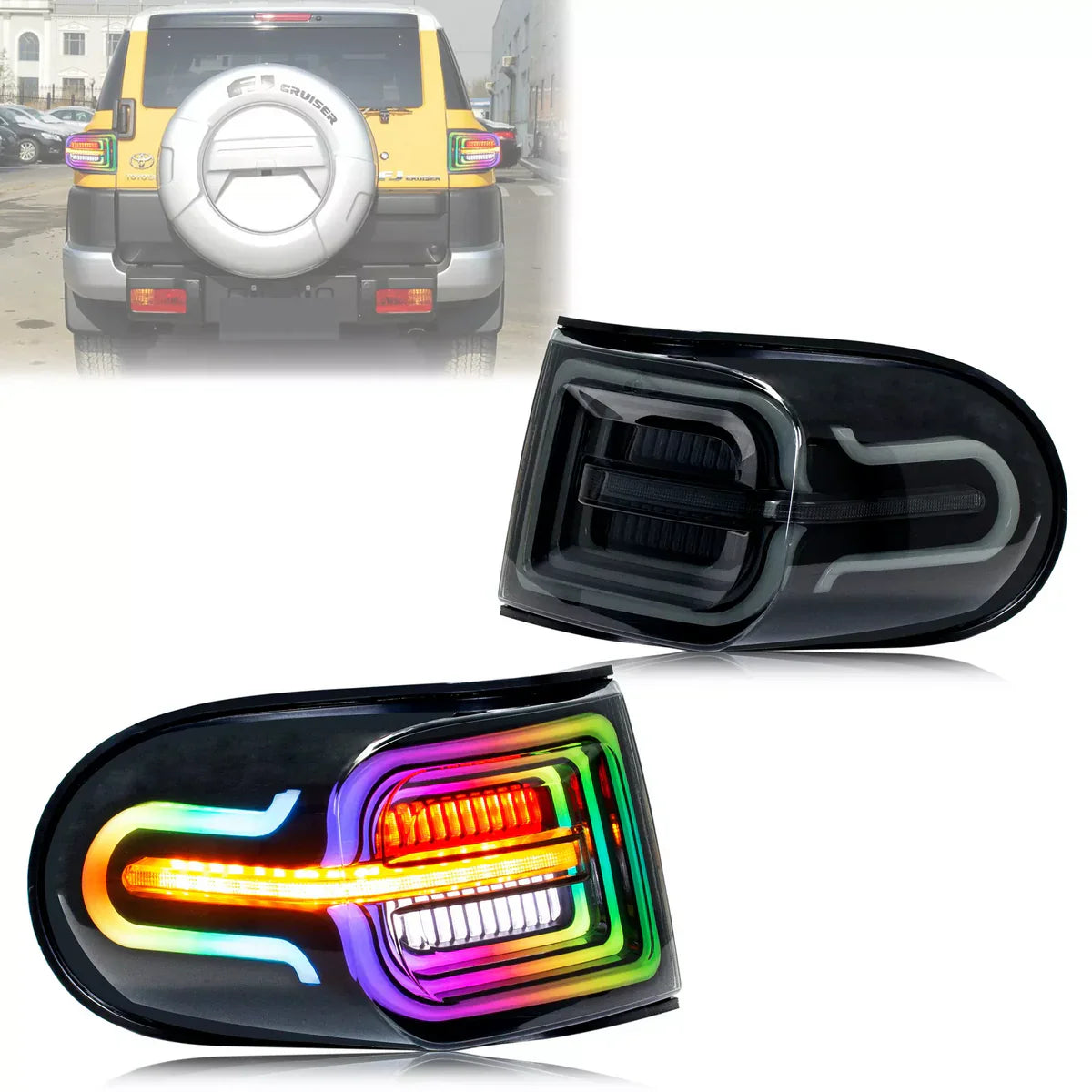 NTXGlow Tail Lights (2007-2020 Toyota Fj Cruiser)