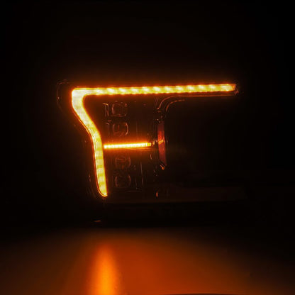 AlphaRex 18-20 Ford F150 (MK II 14th Gen Style) NOVA-Series LED Projector Headlights Alpha-Black