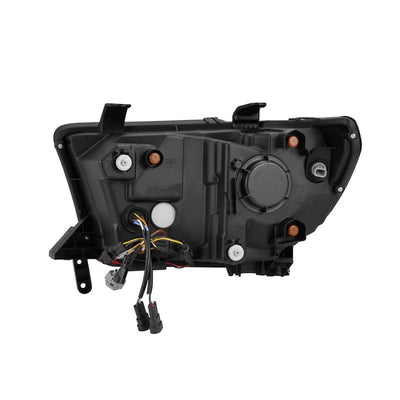 AlphaRex 07-13 Toyota Tundra / 08-17 Sequoia LUXX LED Proj HL Alpha-Blk w/Actv Light Seq. Sig + DRL 880825 *Discontinued