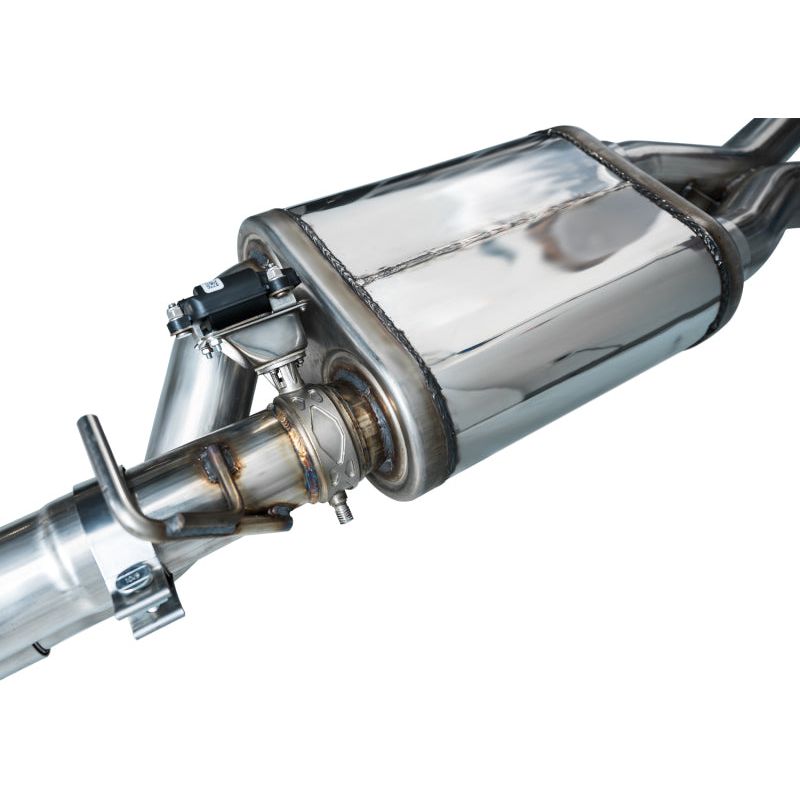 AWE Tuning 22-24 Ford Bronco Raptor 4WD Dual BashGuards Cat-Back SwitchPath Exhaust (No Tips)