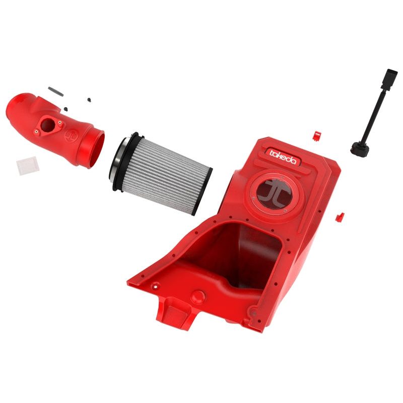 aFe 23-24 Honda Civic Type R Takeda Momentum Red Edition Cold Air Intake System w/ Pro DRY S Filter