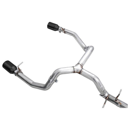 AWE Tuning 4th Gen GM 1500 5.3L 0FG Catback Split Rear Exit (Flat Bumper) - Dual Diamond Tips