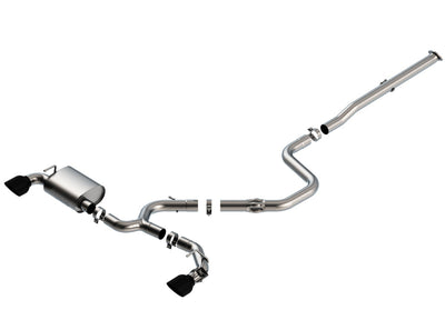 Borla 19-20 Hyundai Veloster N 2.0L I4 MT FWD 2DR 3in ATAK CatBack Exhaust w/ Black Chrome Tips 140832BC