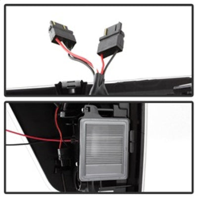 SPYDER xTune 04-15 Nissan Titan Light Bar LED Tail Lights - Black (ALT-ON-NTI04-LBLED-BK) 9038532