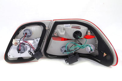 Anzo 1996-2002 Mercedes Benz E Class W210 Taillights Red/Clear G2