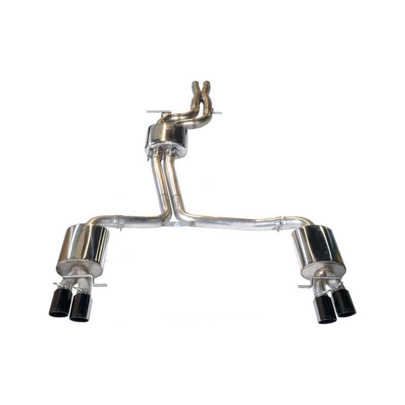 AWE Tuning Audi B8 / B8.5 S4 3.0T Touring Edition Exhaust - Diamond Black Tips (90mm)