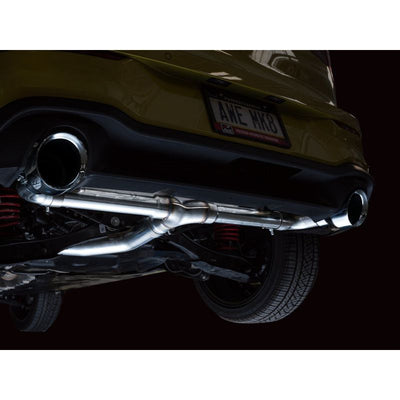 AWE 2022 VW GTI MK8  Track Edition Exhaust - Chrome Silver Tips