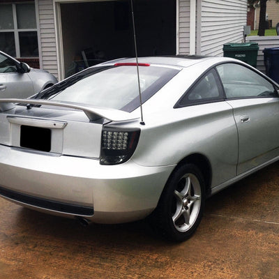 Spec-D 00-05 Toyota Celica Black Tail Lights Smoked Lens
