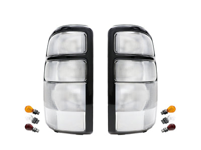 2000-2006 Gmc Yukon Xl Denali 20002006 Chevrolet Suburban Tahoe Clear Euro Style Tail Lights Made By Dpeo