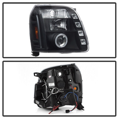 Spyder GMC Yukon 07-14/GMC Yukon Denali 07-14Projector Headlights LED Halo LED Blk PRO-YD-GY07-HL-BK 5029331