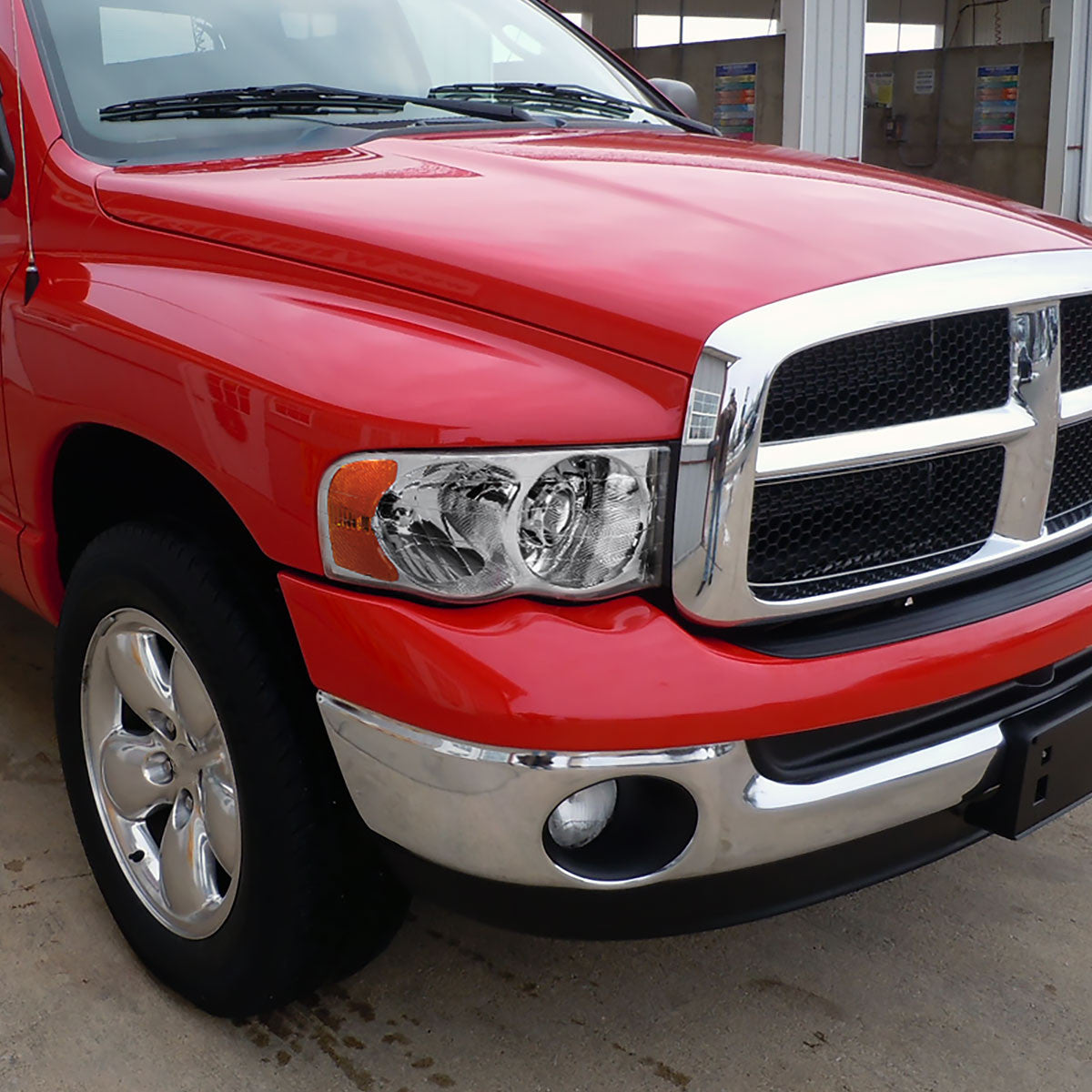 Spec-D 02-05 Ram 1500 2500 3500 Projector Headlights Chrome