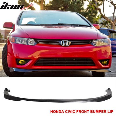 2006-2008 Honda Civic EK Coupe 2DR SIR Type Unpainted Front Bumper Lip