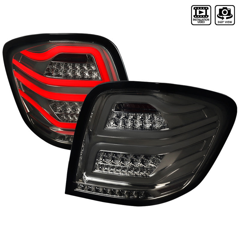 Spec-D 06-11 Mercedes ML W164 Tail Lights LED Chrome/Smoked