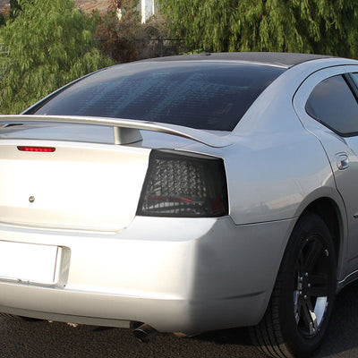 Spec-D 05-08 Dodge Charger LED Tail Lights Chrome/Smoked